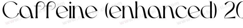 Caffeine (enhanced) 2000字体转换